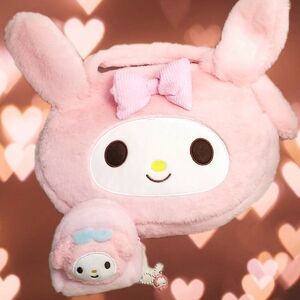 💞Melody 3 Piece Set-Large Plush Bag, Mini Backpack Charm and Keychain